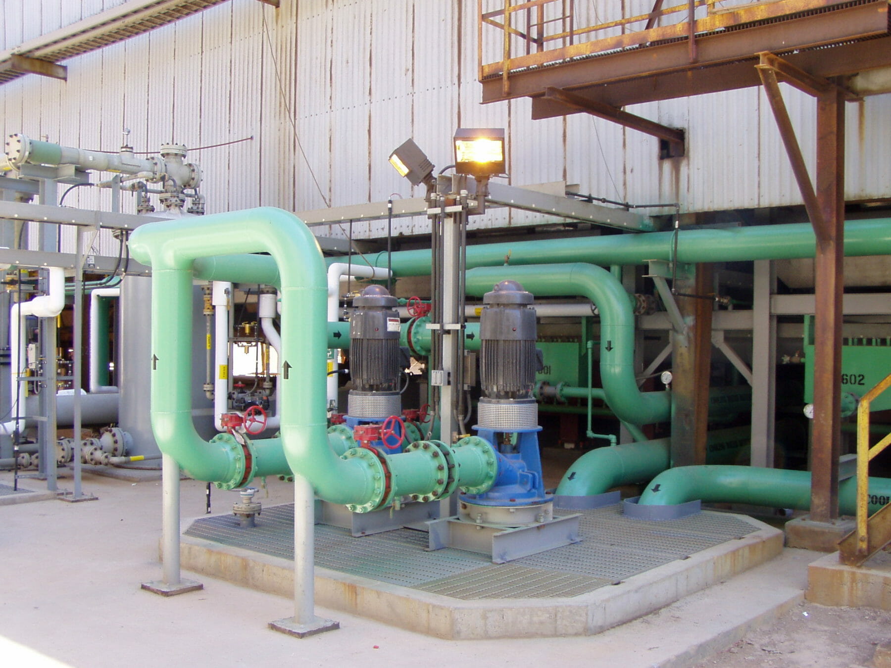 Industrial Outdoor Piping | Industrial Plant Construction Contractors | Wollam Construction