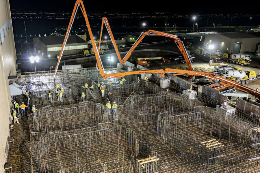 concrete construction in Utah