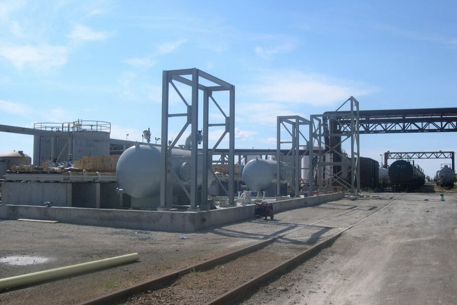 Large Outdoor Industrial Tanks | Industrial Plant Construction Contractors | Wollam Construction