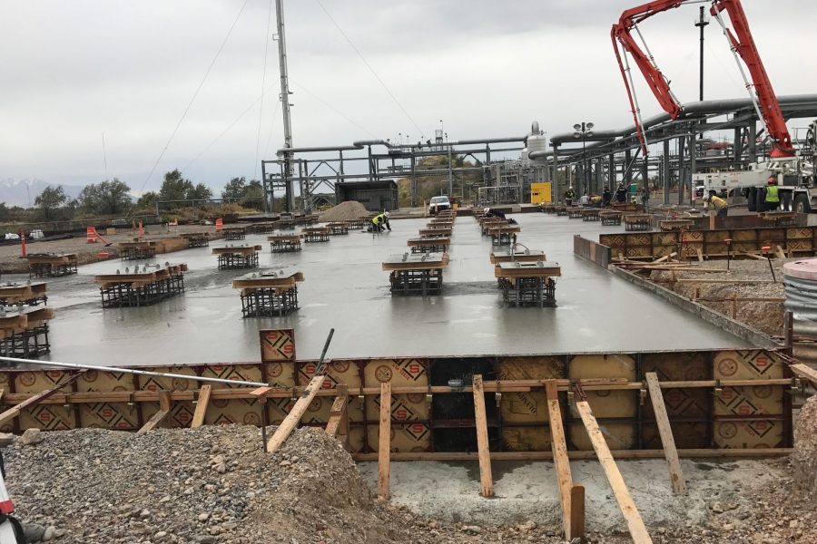 Cement Foundations Being Set | Oil & Gas Refinery Construction Projects | Wollam Construction