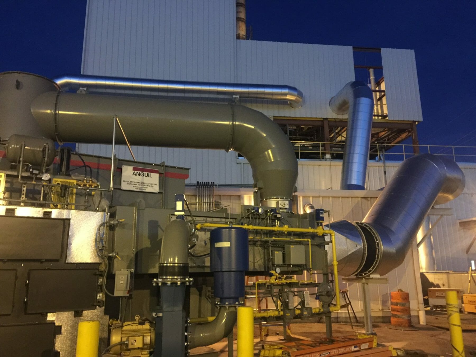 Pipes with Valves and Ventilation | Industrial Equipment Installation Services | Wollam Construction