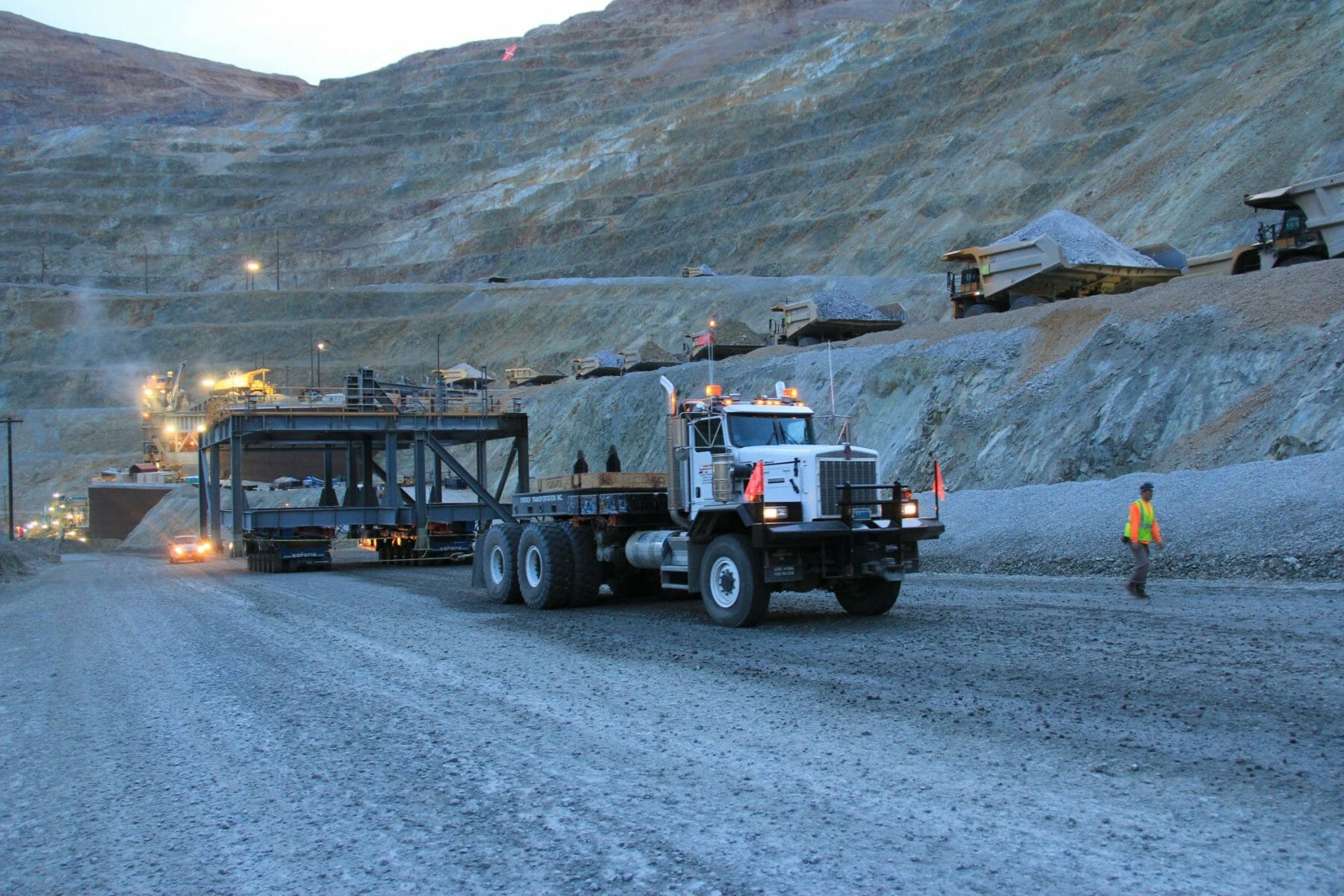 Copper Mine Demolition Transport Kennecott