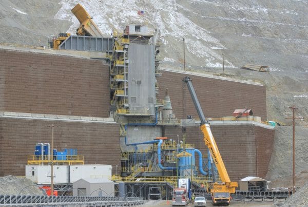 Kennecott Bingham Canyon Mine Crusher | Utah Mining Construction Contractors | Wollam Construction