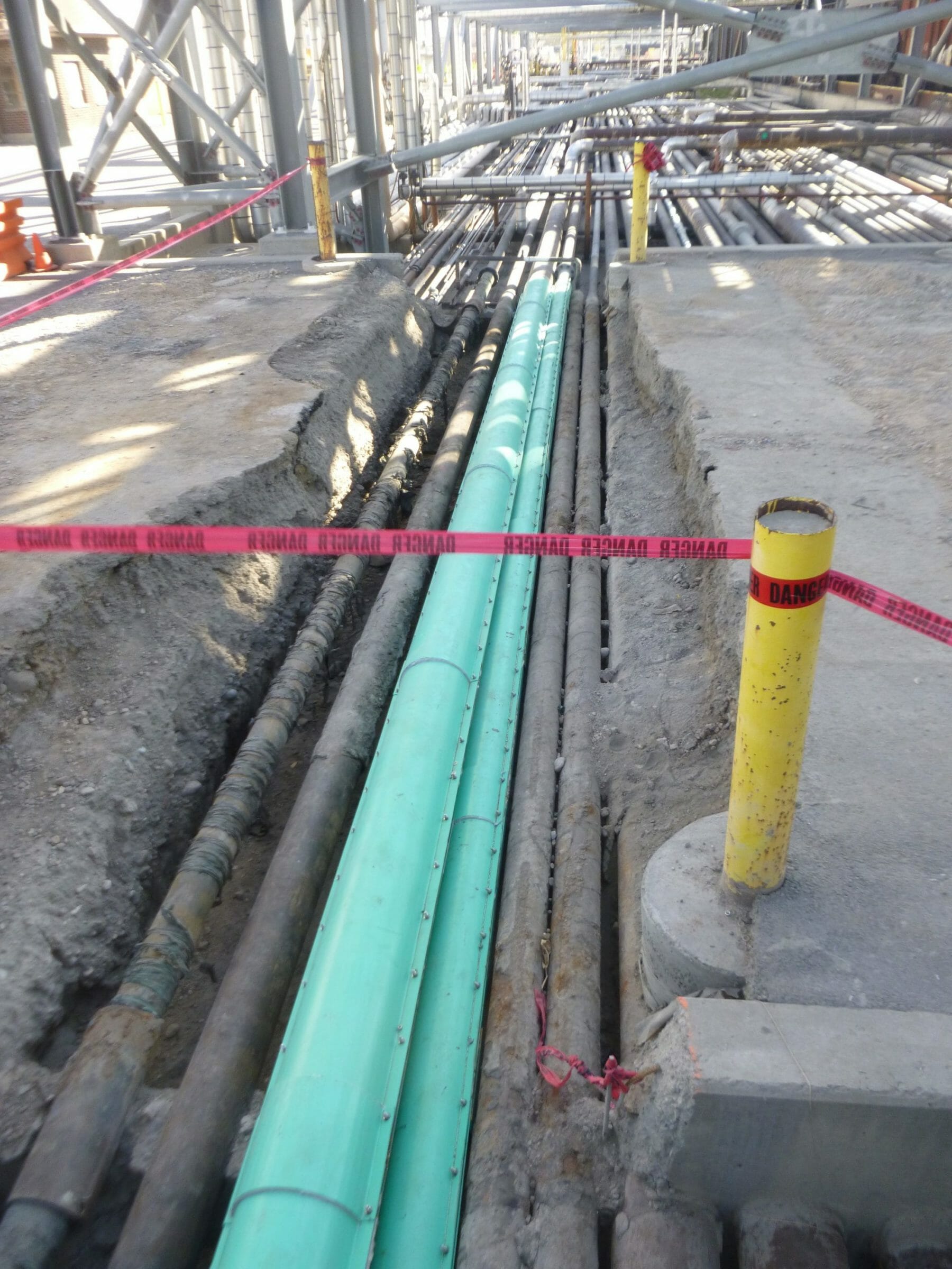 Underground Piping Being Laid | Oil & Gas Refinery Construction Projects | Wollam Construction