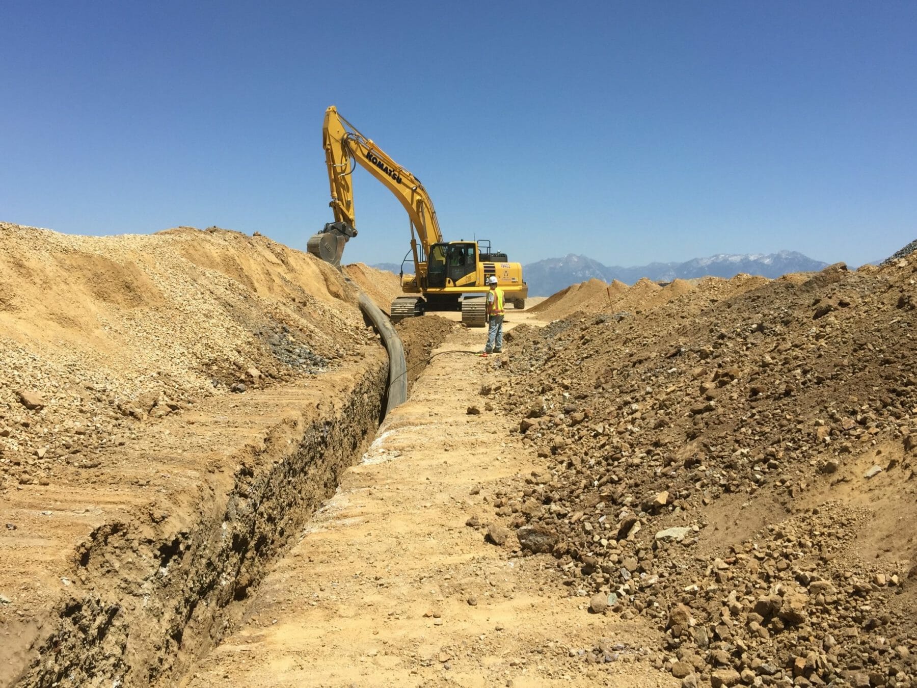 Utah Heavy Civil Contractors Install Underground Piping in Kennecott Mine | Wollam Construction