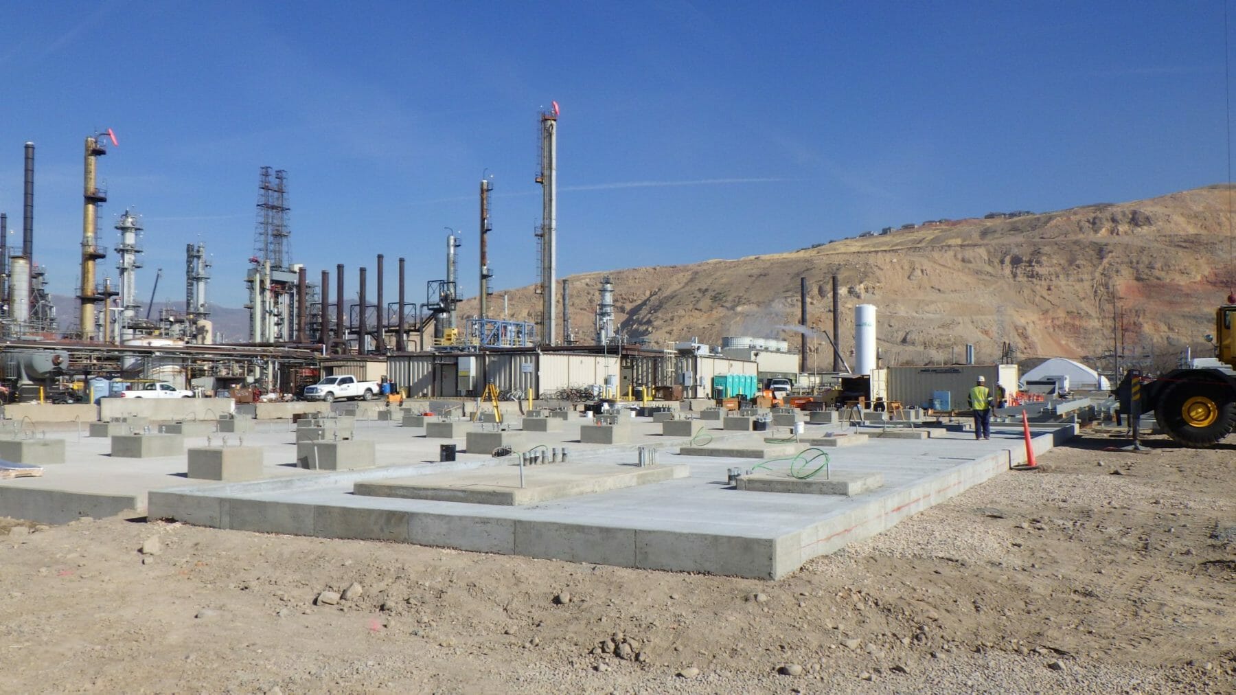 Cement Foundation Industrial Construction | Oil & Gas Refinery Construction Projects | Wollam Construction