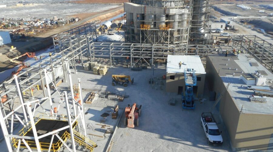 Arial View of Industrial Site | Industrial Plant Construction Contractors | Wollam Construction