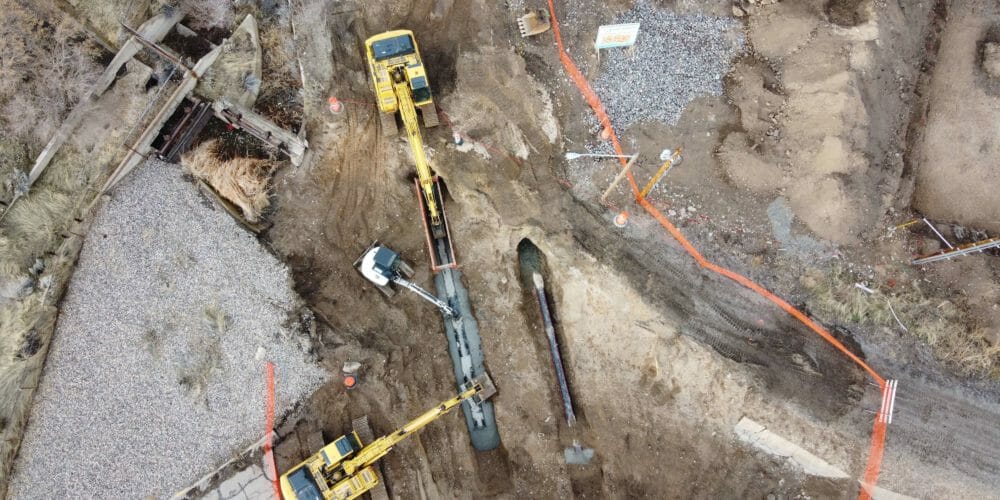 underground pipe construction