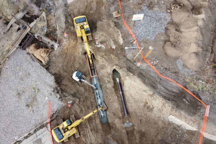 underground pipe construction
