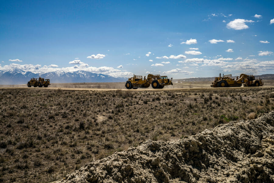 tailings unweighting | mining site reclamation in Utah | Wollam Construction