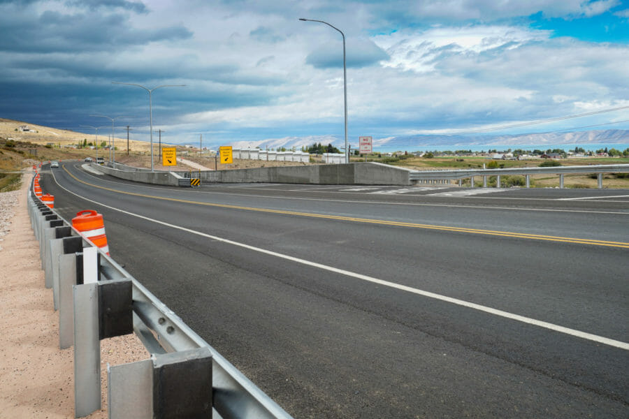 UDOT US-89 Garden City, UT | first mechanical runaway truck escape ramp in Utah | heavy civil engineering | Wollam Construction