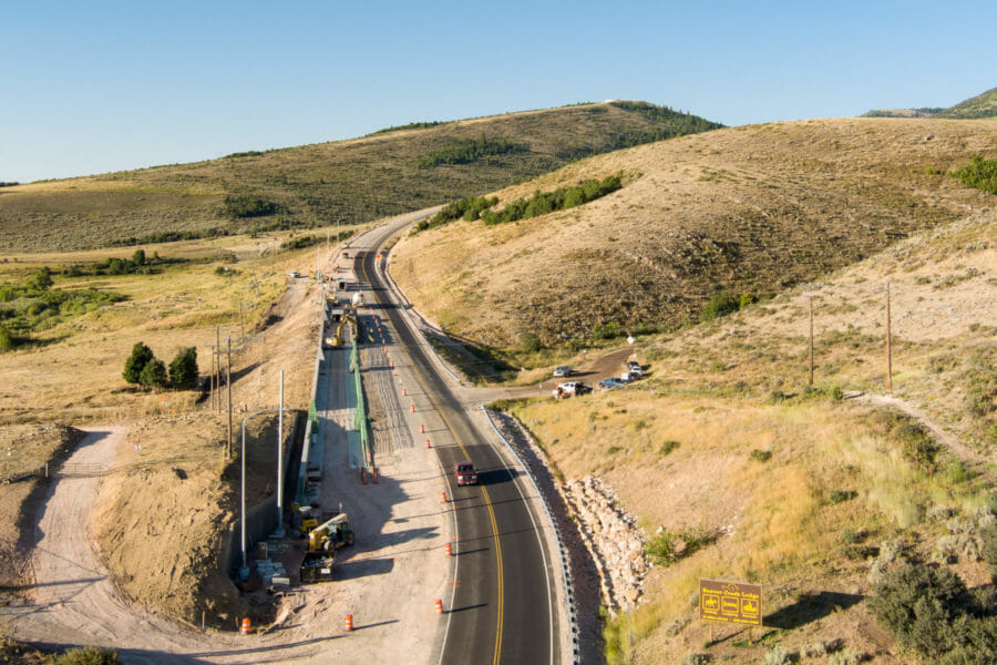 truck ramp public works construction in Utah | Wollam Construction