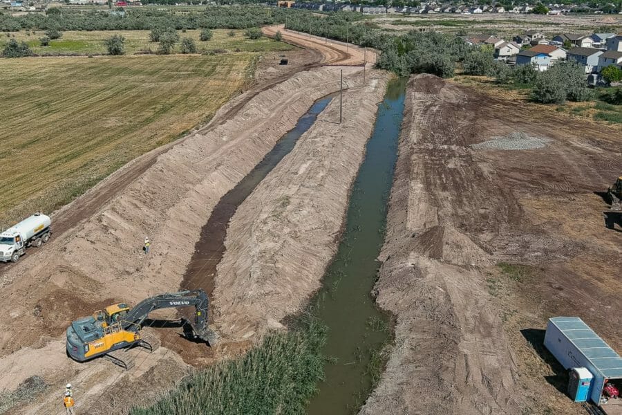 2550 S Excavation Highway Roadway Construction in Salt Lake County, Utah | Wollam Construction