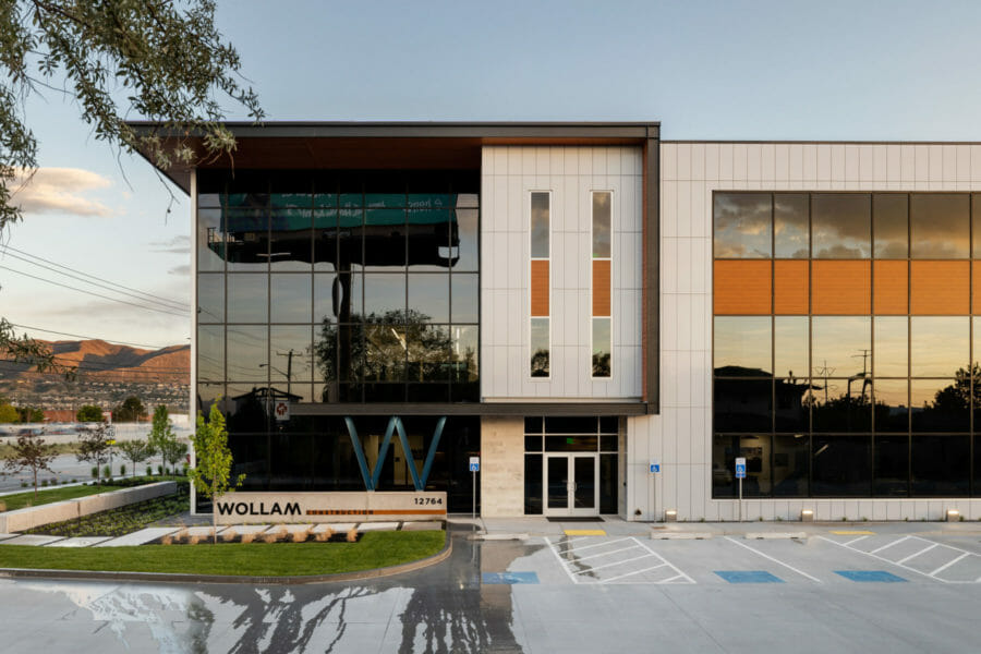 Wollam Construction headquarters office building exterior