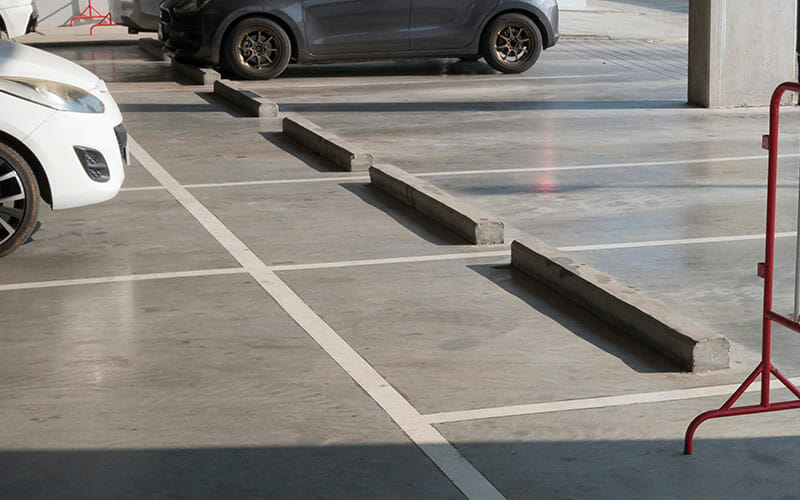 Wheel Stops & Bollards | Structural Concrete Contractors in Utah | Wollam Construction